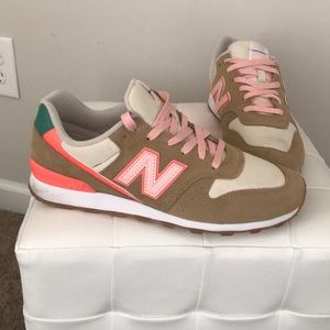 Beige Slightly Worn New Balance Sneakers